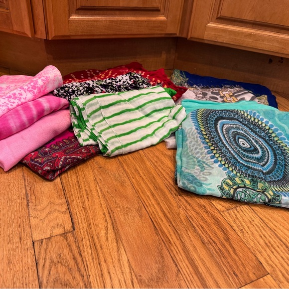 Colorful Patterned Scarves Collection - Picture 2 of 2